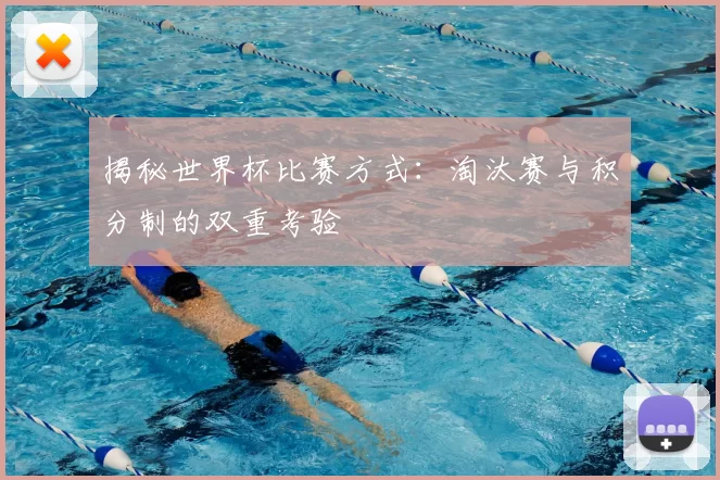 揭秘世界杯比赛方式:淘汰赛与积分制的双重考验