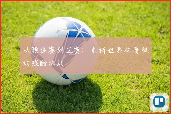 从预选赛到正赛:剖析世界杯晋级的残酷法则