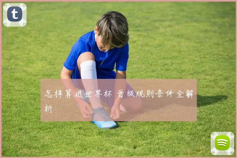 怎样算进世界杯 晋级规则条件全解析